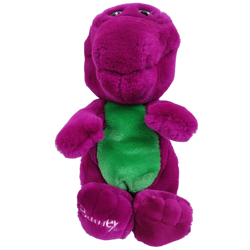 Barney The Dinosaur 1992 10" Lyons & Golden Bear Co Vintage Stuffed Plush Animal
